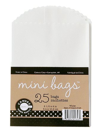 Canvas Corp - Mini Bags - White