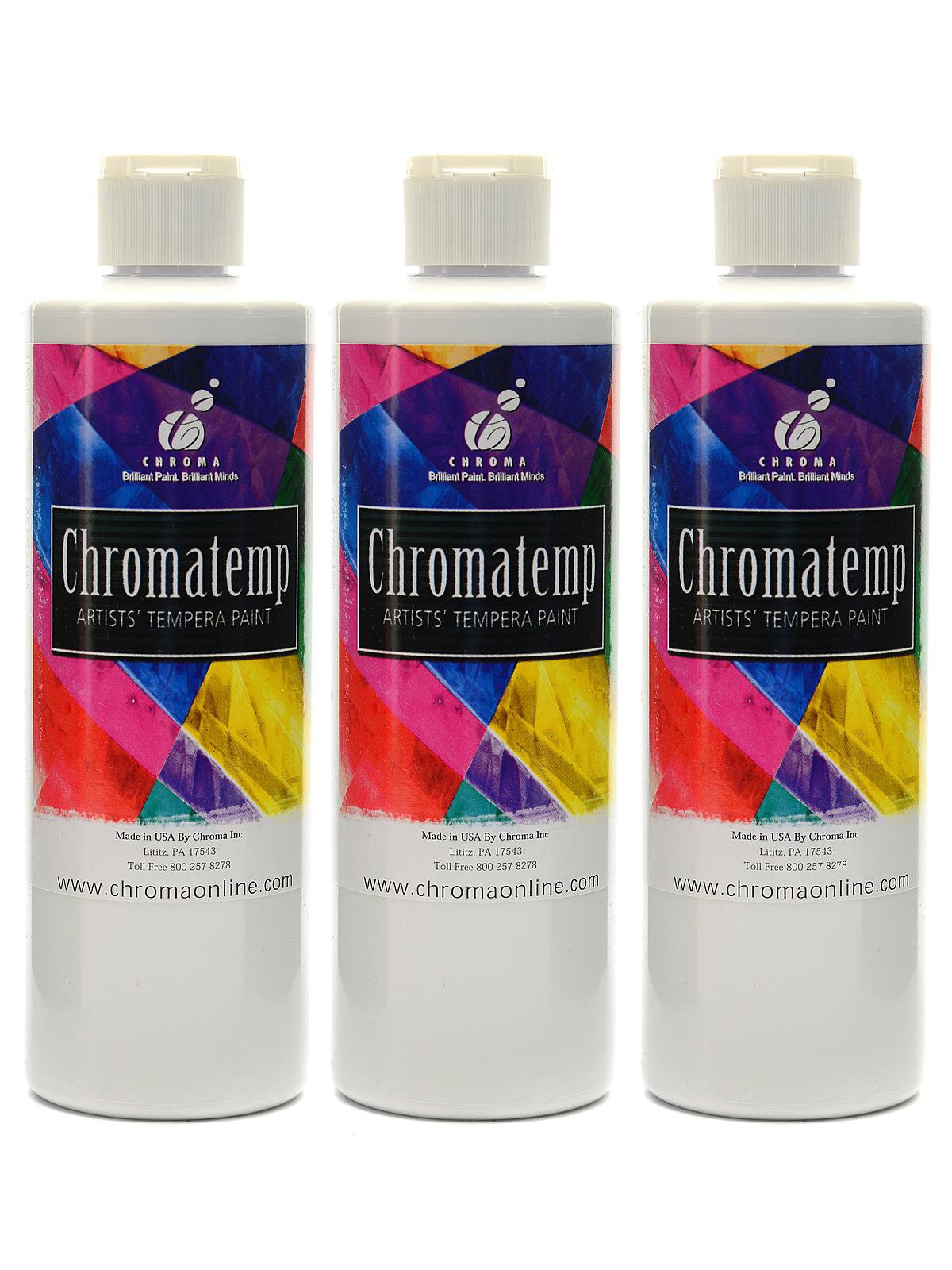Chromatemp Artists' Tempera Paint Gallon White