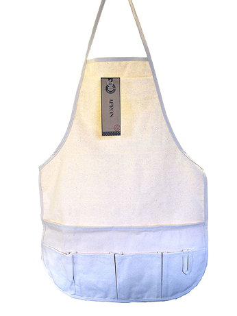 Canvas Corp - Natural Canvas Apron with Pockets - Adult