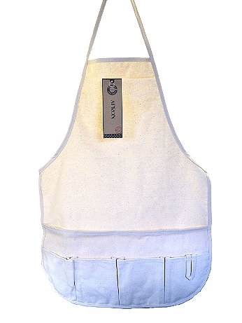 Canvas Corp - Natural Canvas Apron with Pockets - Adult