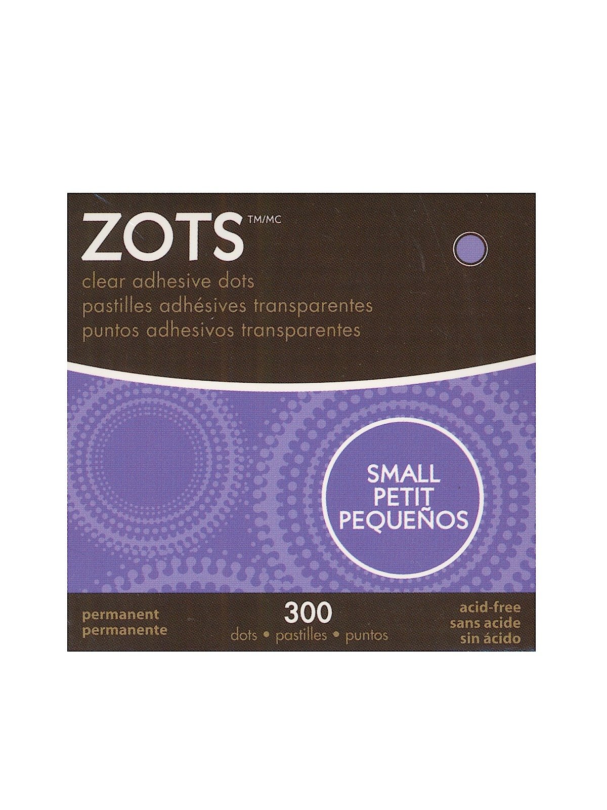 Zots Lots Of Dots, Small, 300 clear adhesive dots, scrapbook (Thermoweb)