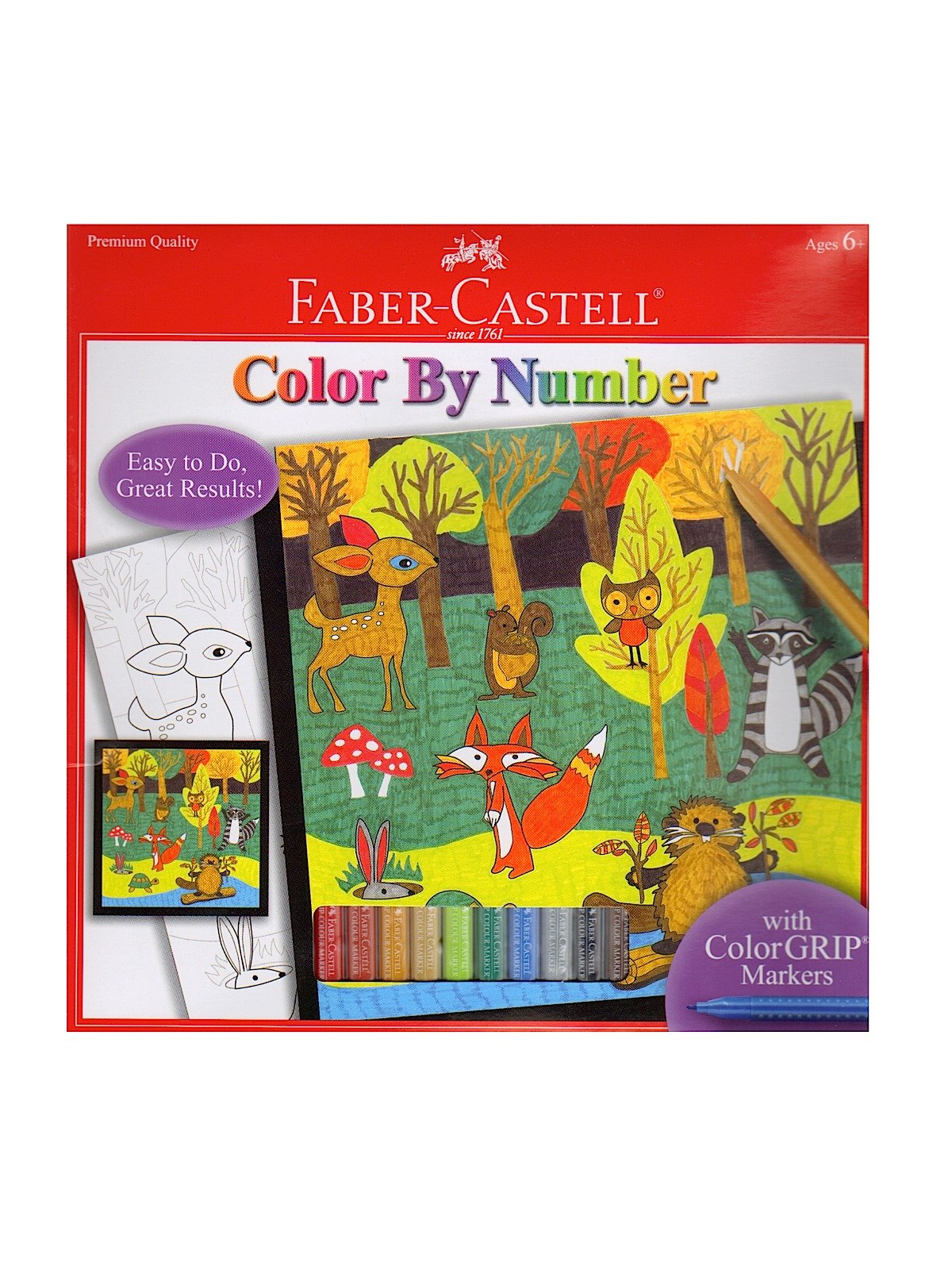Color By Number with Markers Bloomin' Butterflies - Faber Castell - Dancing  Bear Toys