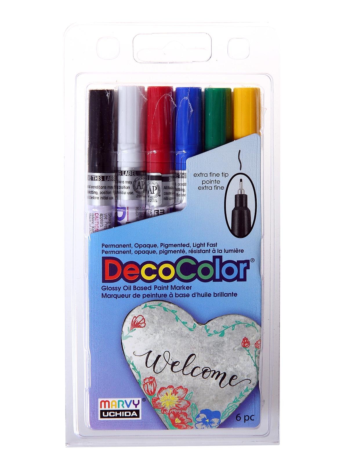 Marvy Uchida DecoColor Black Broad Point Paint Marker - Shop Pens at H-E-B