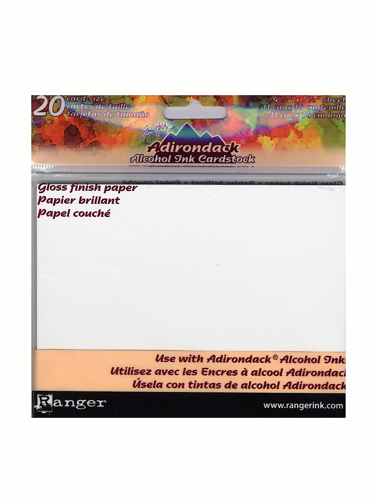 Ranger - Tim Holtz Alcohol Ink Translucent YUPO PAPER - 10 Sheets –  Hallmark Scrapbook