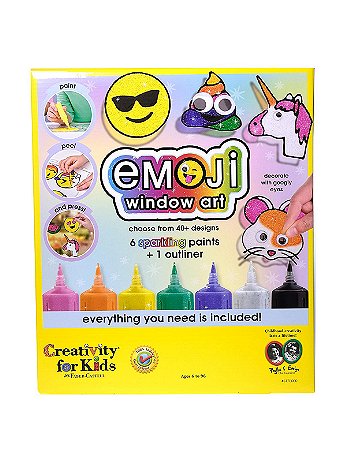 Creativity For Kids - Emoji Window Art - Each