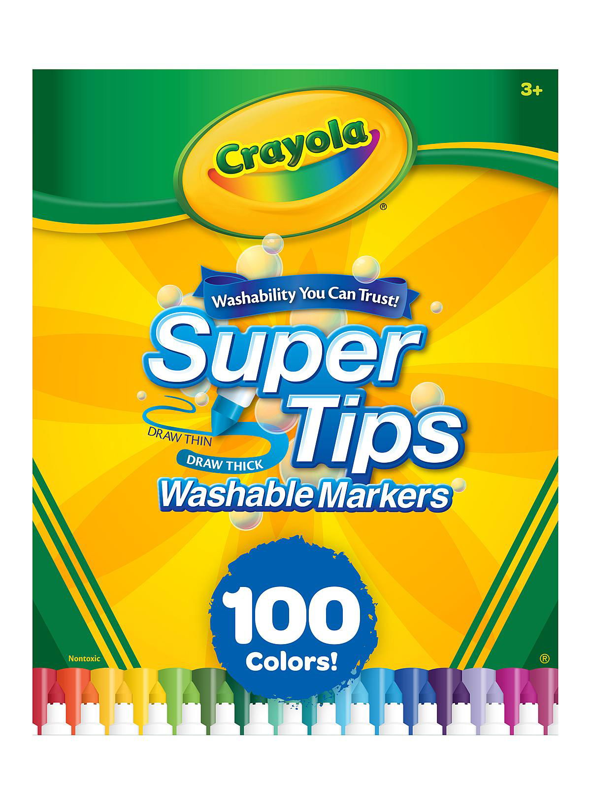 Crayola Super Tips & Wedge Markers - A Thrifty Mom