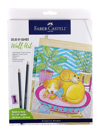 Faber-Castell - Creative Studio Color by Number Wall Art - Pet Parents, Each