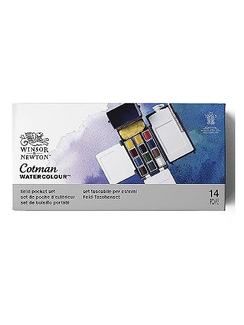 Winsor & Newton - Cotman Water Colour Field Box - Set of 12