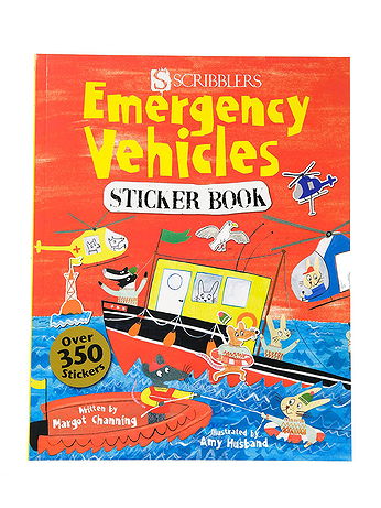 Scribblers - Sticker Book - Emergency Vehicles