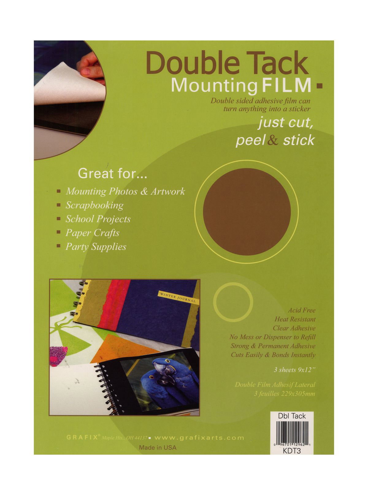 Glue Dots Repositionable Double Sided Sheets, Pack Of 5 Cut To Size Sheets