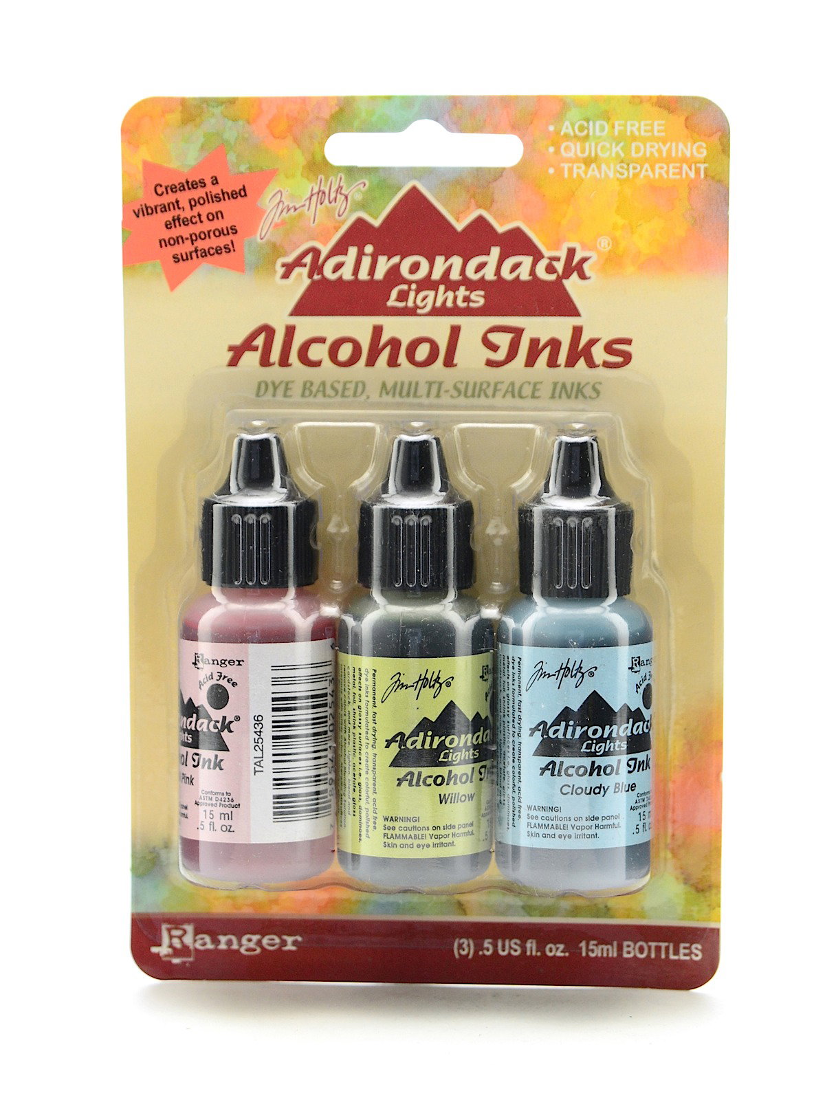 Ranger Tim Holtz Adirondack Alcohol Inks- Favorite Set Collection 18 Bottles