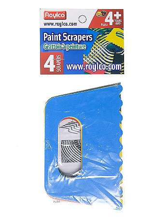 Roylco - Paint Scrapers - Pack of 4