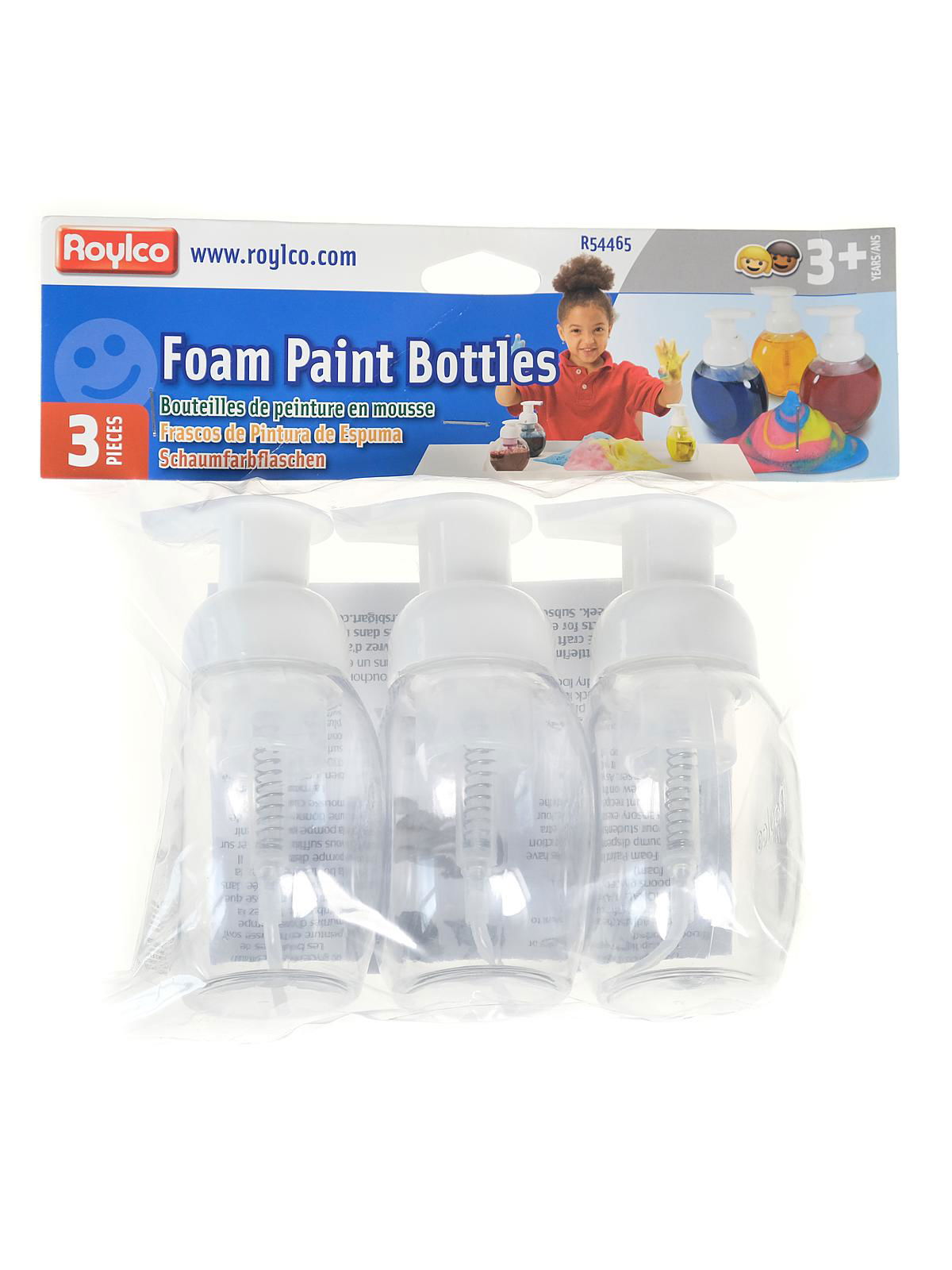 Foam Paint Bottles - Set of 3