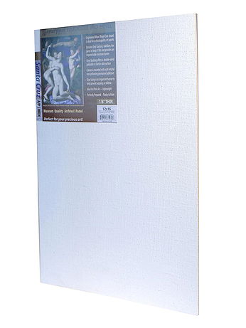 Masterpiece Artist Canvas - Hardcore Pro Panels - Santa Cruz, Linen Acrylic Primed, 12 in. x 16 in.