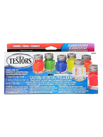 Testors - Ultra Bright Fluorescent Paint Kit - Each