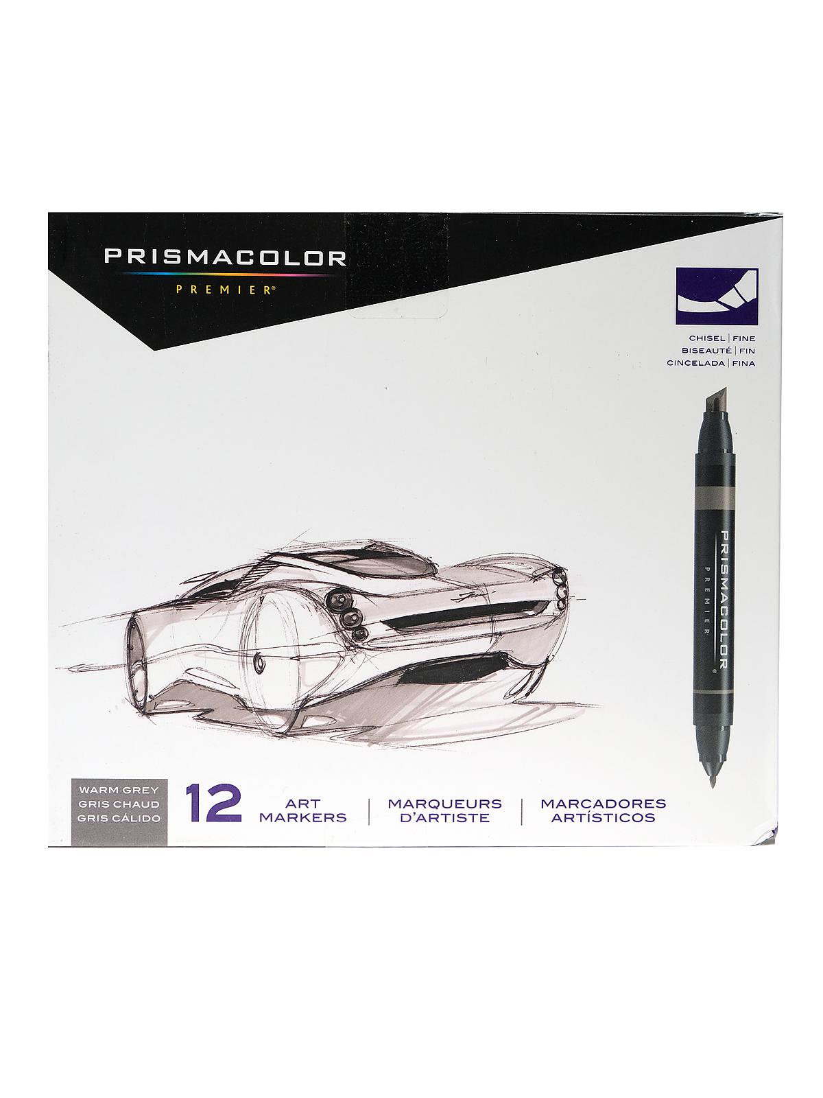 Prismacolor Premier Double-Ended Brush Tip Markers - Primary/Secondary  Colors, Set of 12