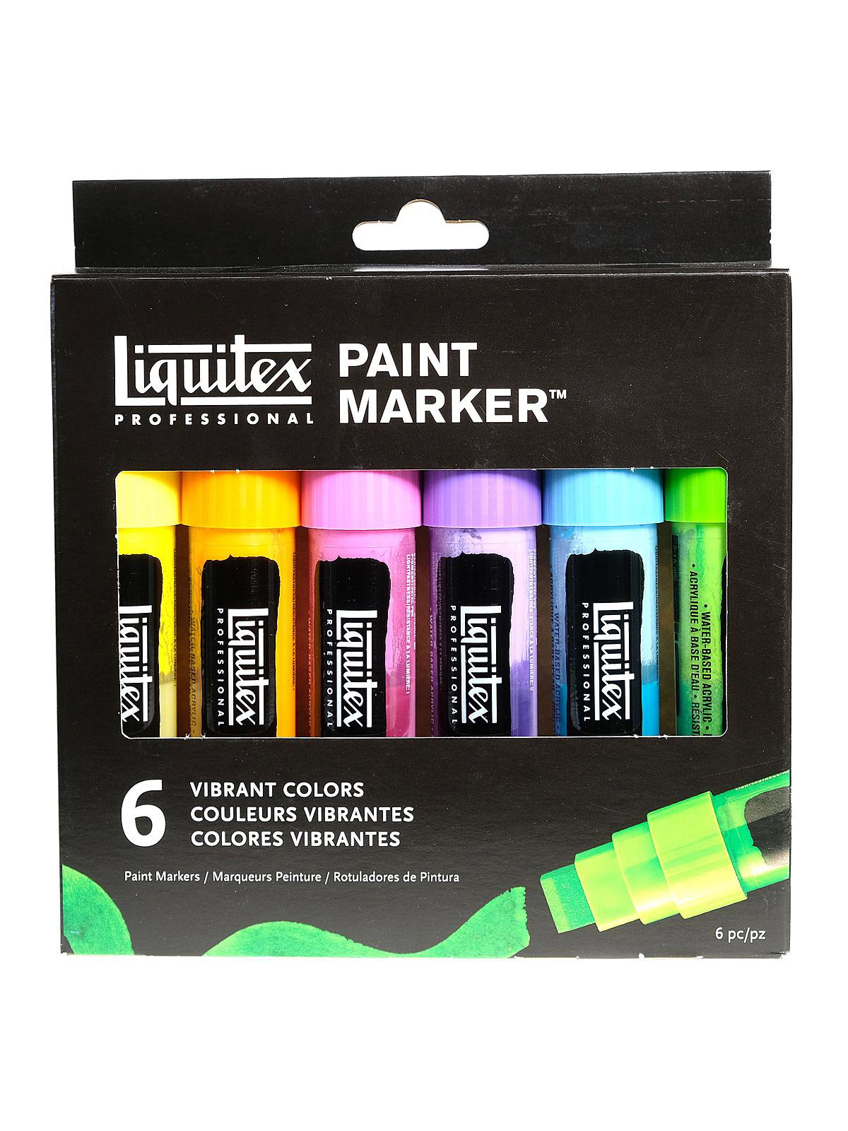 Liquitex Professional Fine Vibrant Paint Marker Set of 6