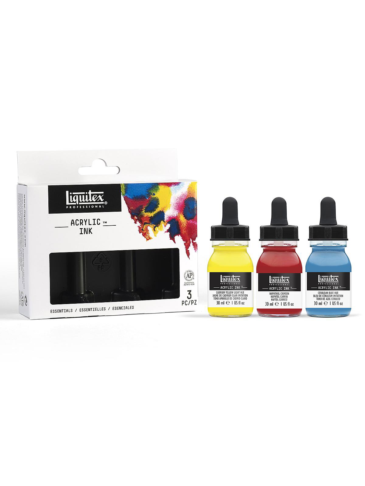 Liquitex Ink! Encre Acrylique Professional , Set Essentiel 6x30ml :  : Cuisine et Maison
