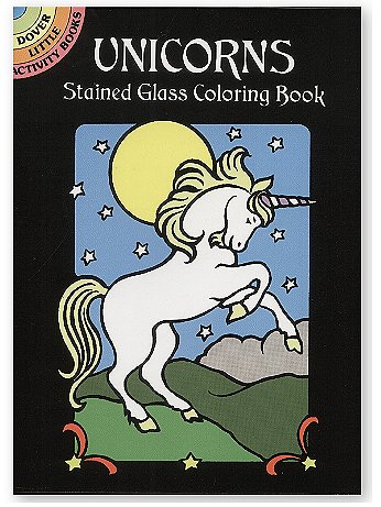 Dover - Unicorns Stained Glass Coloring Book - Unicorns Stained Glass Coloring Book