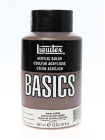 Liquitex BASICS Acrylic Paint 4-oz tube, Raw Umber 