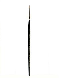Winsor & Newton Series 7 Kolinsky Sable Watercolor Brush, Black, #0