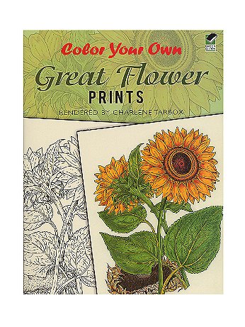 Dover - Color Your Own Great Flower Prints - Color Your Own Great Flower Prints