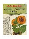 Color Your Own Great Flower Prints Color Your Own Great Flower Prints