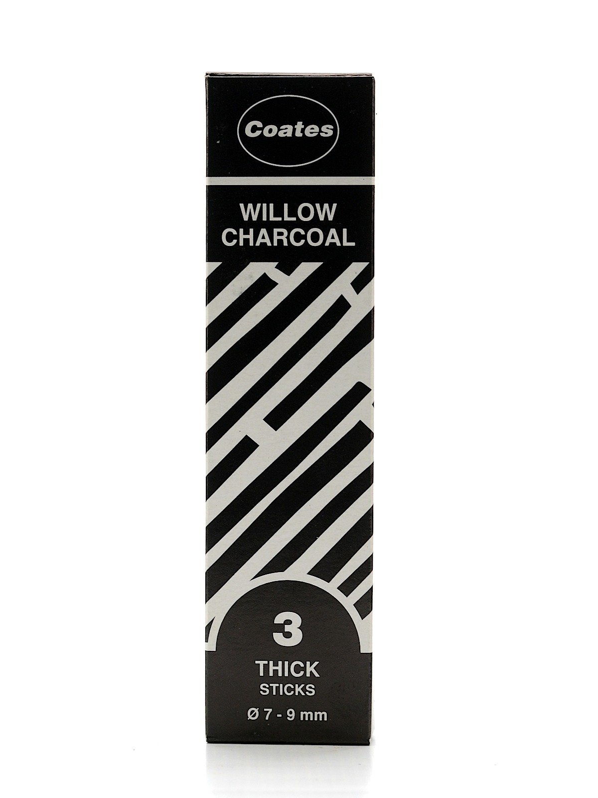 Coates Willow Charcoal, Assorted 30 Sticks 3-12mm 