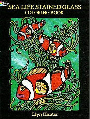 Dover - Sea Life Stained Glass Coloring Book - Sea Life Stained Glass Coloring Book