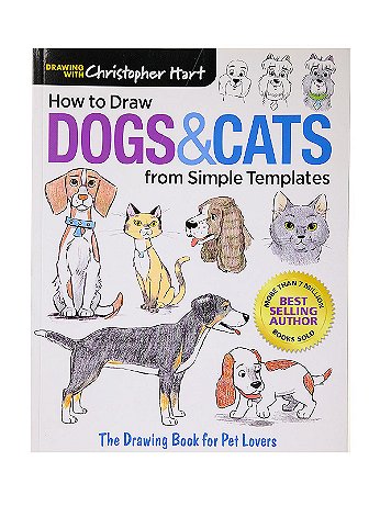 Sixth & Spring Books - How to Draw Dogs & Cats from Simple Templates - Each