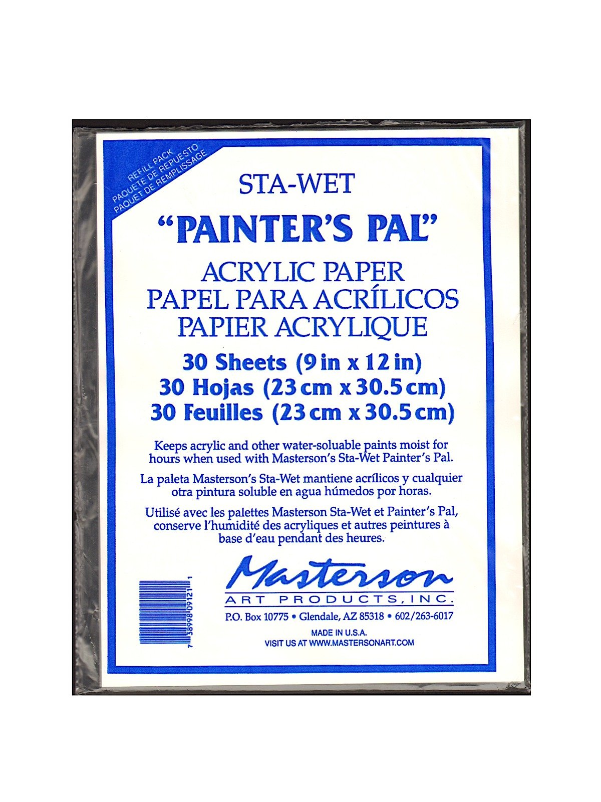 Sta-Wet Painter's Pal Palette (Masterson)