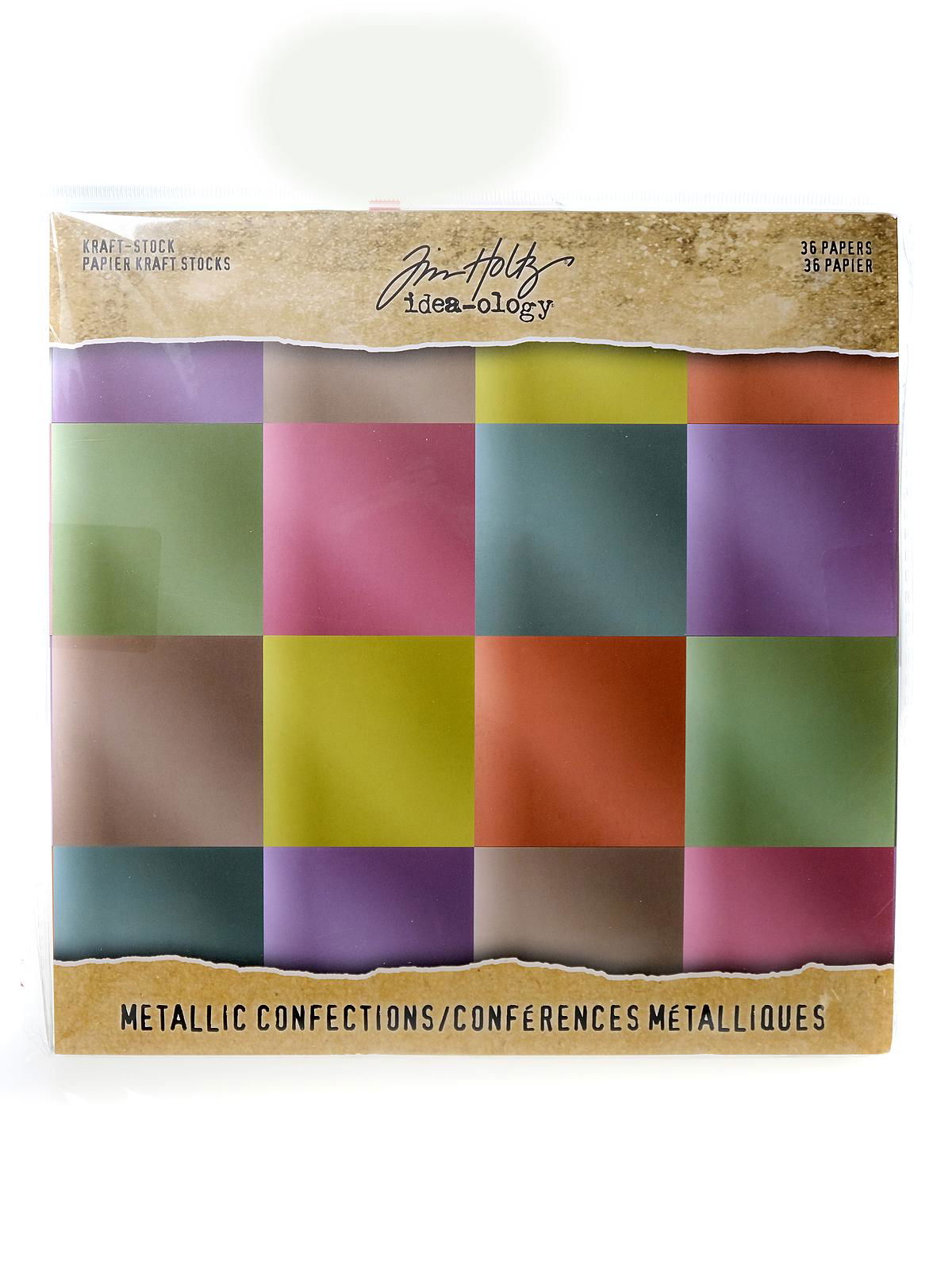 Kraft Stock Printed Papers Metallic Confections