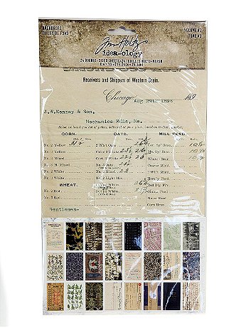 Tim Holtz - Idea-ology Paperie - Backdrops Papers Vol. 3, 24 Sheets
