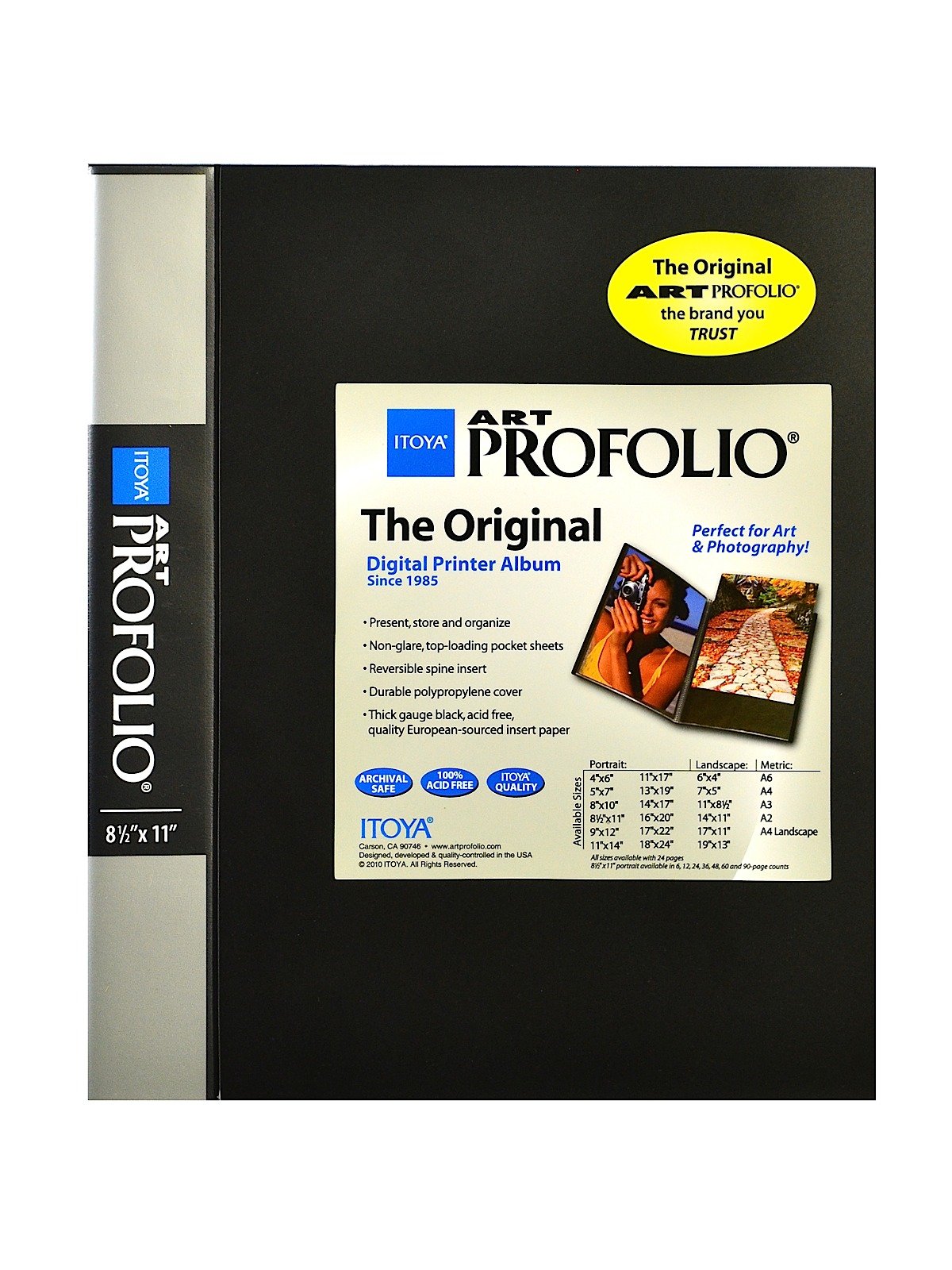Folder with Plastic Sleeves 1 Pack 18x24 Black Portfolio Folder for  Artwork Display Book 30 Pockets 60 Page Capacity 18 24 1