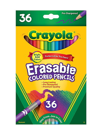 Crayola - Erasable Colored Pencils - Set of 36