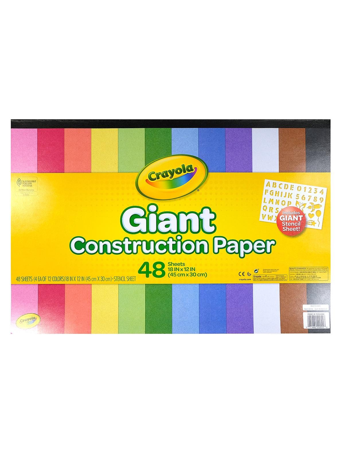 Crayola Construction Paper, 240 Sheets 
