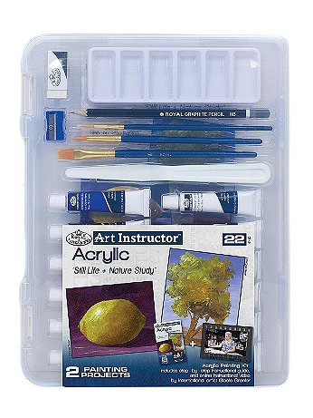 Royal & Langnickel - Small Acrylic Clearview Art Set - 22 Pieces