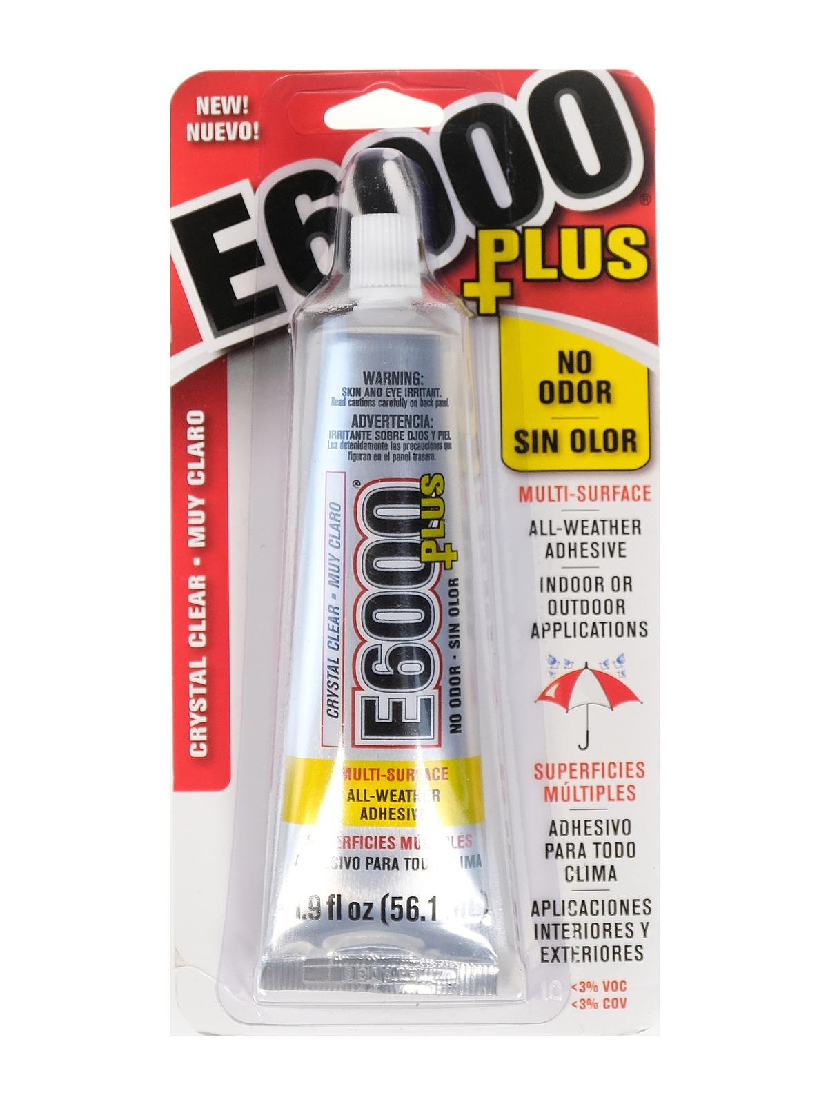 Eclectic E6000 Industrial Strength Solvent Based Adhesive Black