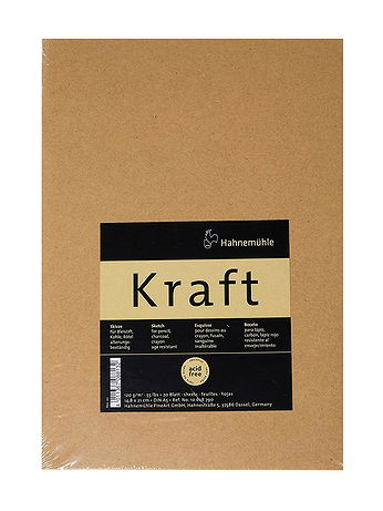 Hahnemuhle - Kraft Paper Sketch Booklets - 5.83 in. x 9.27 in., 20 Sheets