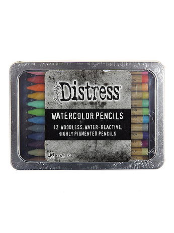 Ranger - Distress Watercolor Pencils - #2, Set of 12