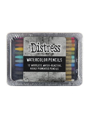 Ranger - Distress Watercolor Pencils - #1, Set of 12