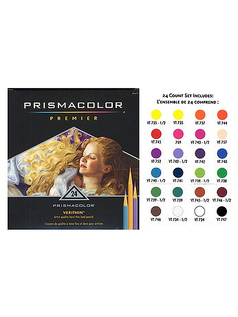 Prismacolor - Verithin Colored Pencil Sets - Set of 24