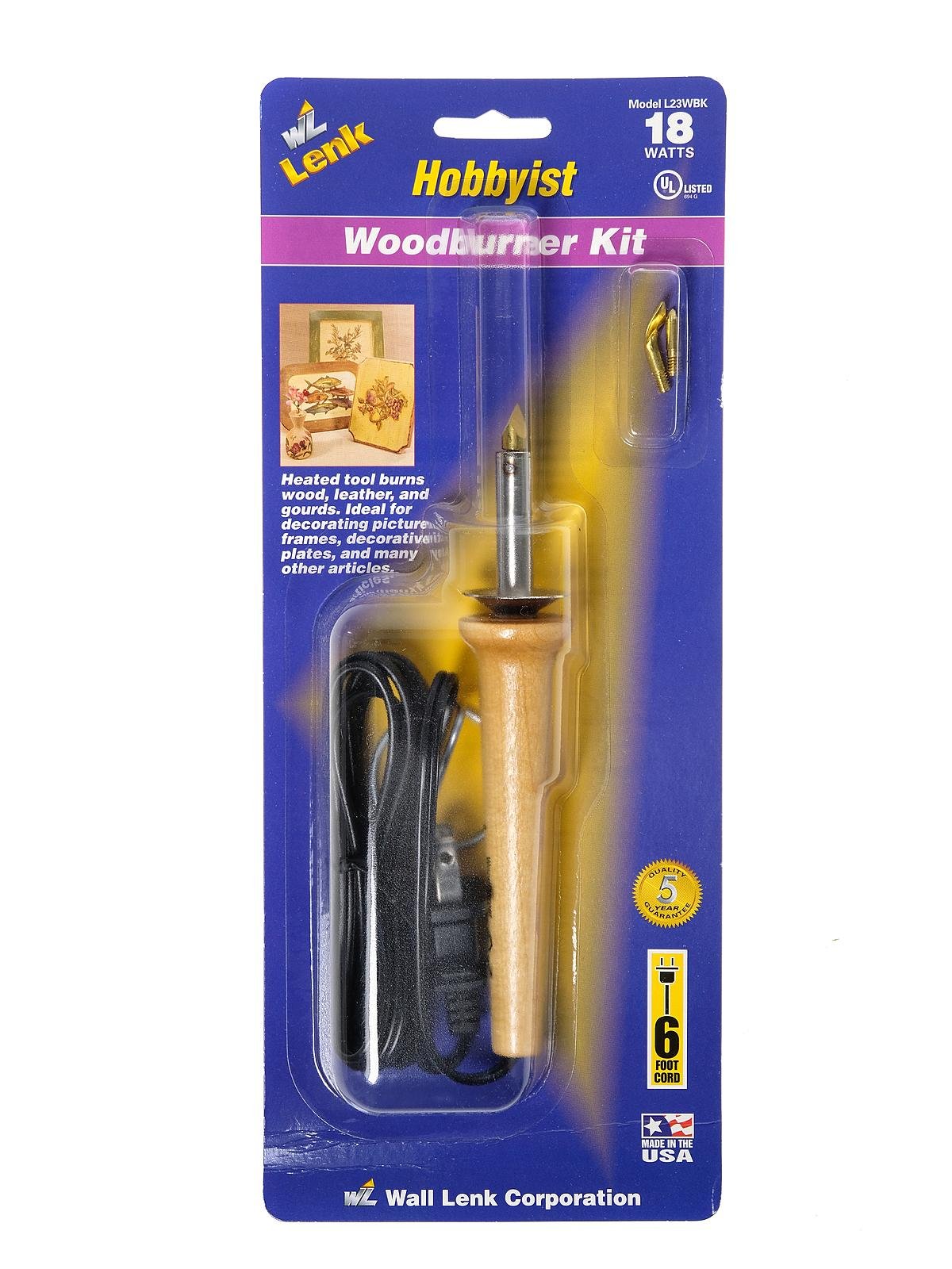 Wall Lenk L23WBK Hobbyist Woodburning Kit
