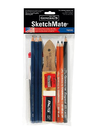 General's - SketchMate - Charcoal And Graphite Drawing Kit
