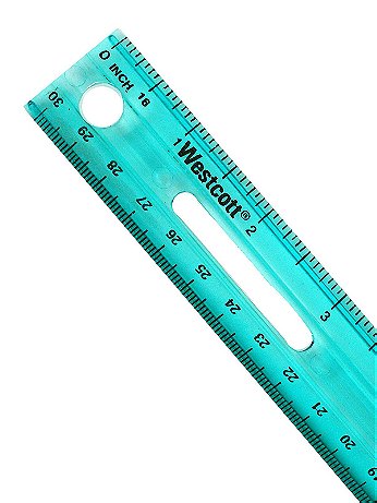 Acme - 12 in. Plastic Ruler - Plastic Ruler
