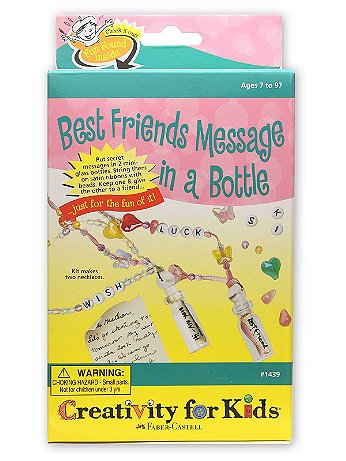 Creativity For Kids - Best Friends Messages in a Bottle Mini Kit - Each