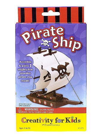 Creativity For Kids - Pirate Ship Mini Kit - Each
