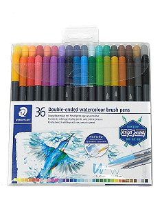 Marsgraphic Duo Double-Ended Watercolor Brush Markers