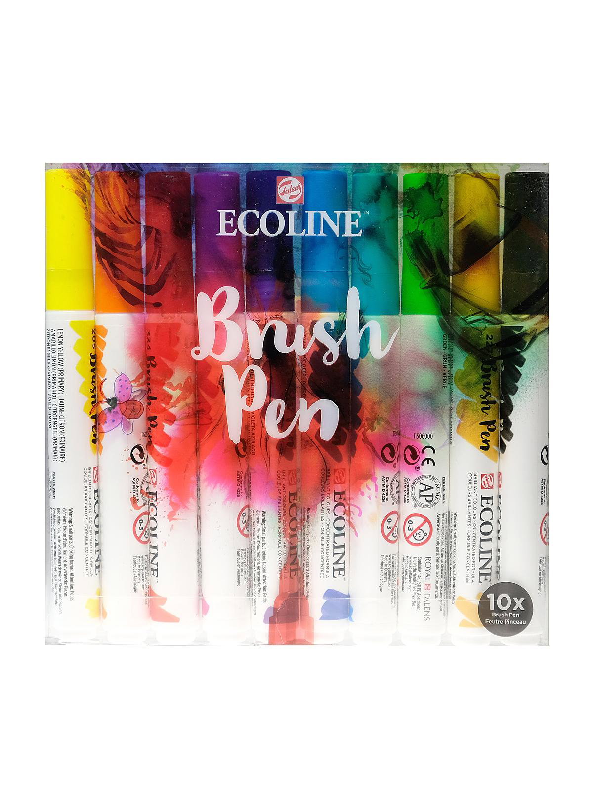 Brush Pen set Botanic, 10 colours