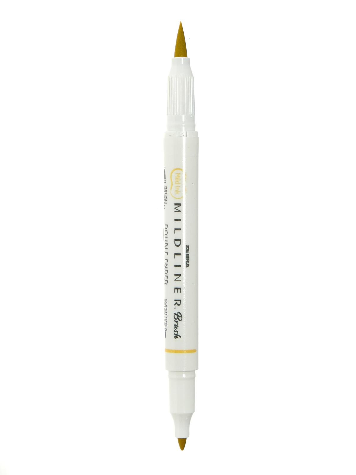 Zebra Pen Mildliner Brush Marker, Double Ended Brush and Fine Tip